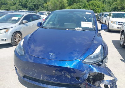 2023 Tesla Model Y Awd/long Range Dual Motor All-wheel Drive, пошкодження: Лівий перед, Iaai лот 45519880, фото 12 з 23