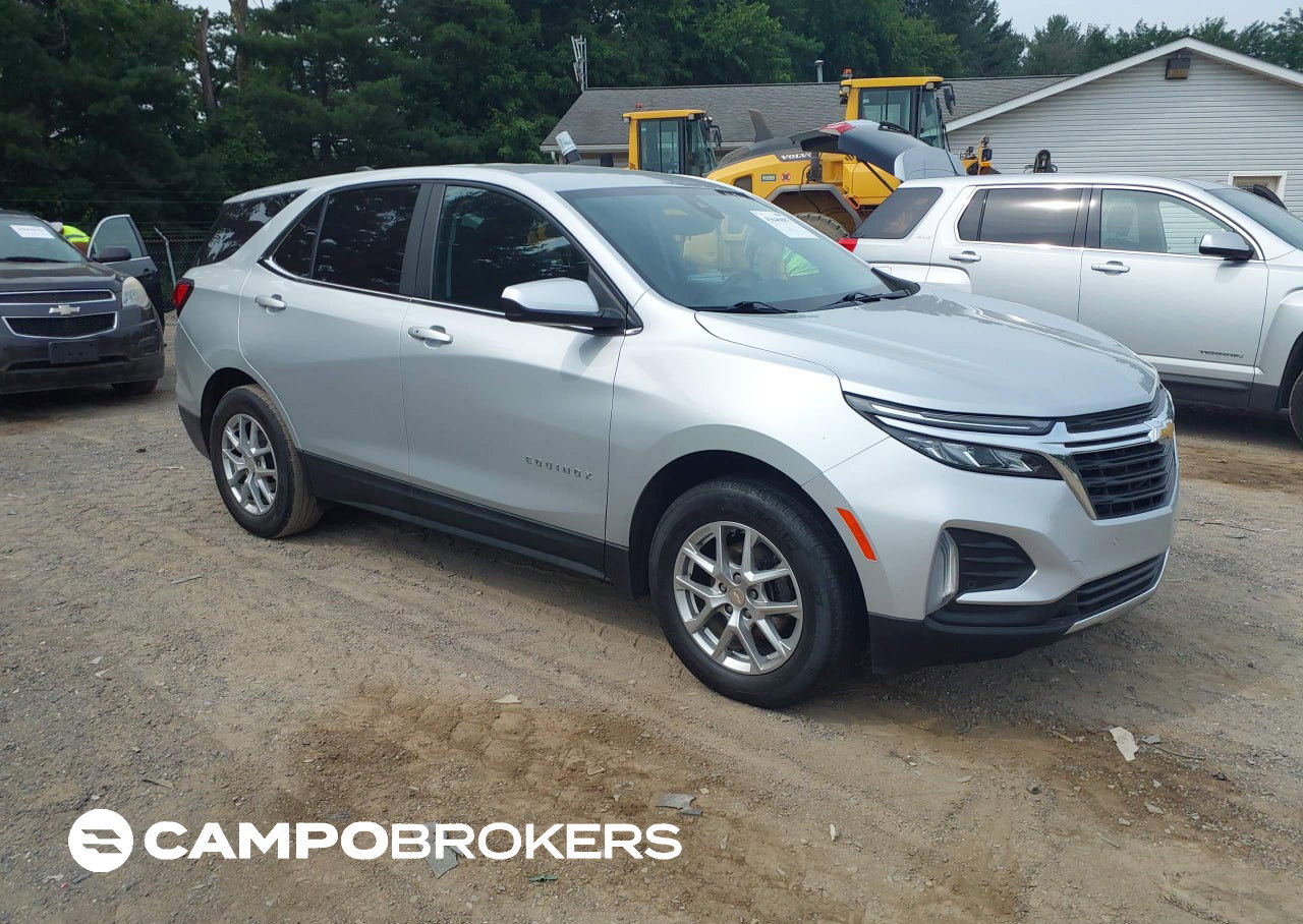 2022 Chevrolet Equinox Fwd Lt, Flood damage, Iaai lot 45646087