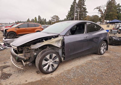2023 Tesla Model Y, Front End damage, Copart lot 72386526