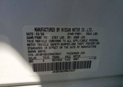 2024 Nissan Ariya Evolve+, uszkodzenie: Tył, Copart lot 52159846, zdjęcie 14 z 16