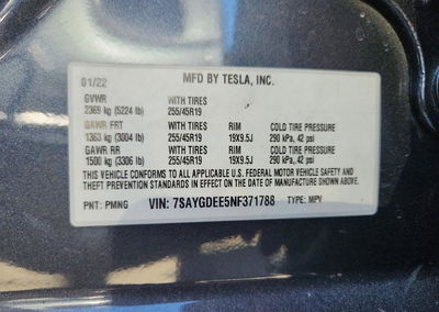 2022 Tesla Model Y, uszkodzenie: Całe nadwozie, Copart lot 62544446, zdjęcie 14 z 14