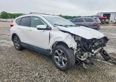 2019 Honda Cr-v Ex, daño Frontal, Copart lote 52591376, foto 4 de 14
