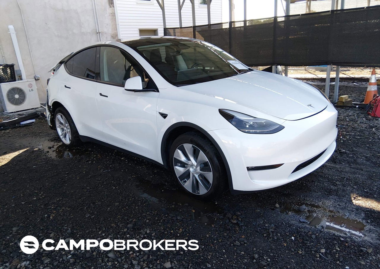 2023 Tesla Model Y Awd/long Range Dual Motor All-wheel Drive, Rear damage, Iaai lot 45906044