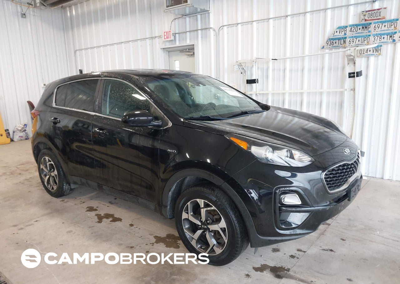 2020 Kia Sportage Lx, Left Side damage, Iaai lot 46145660