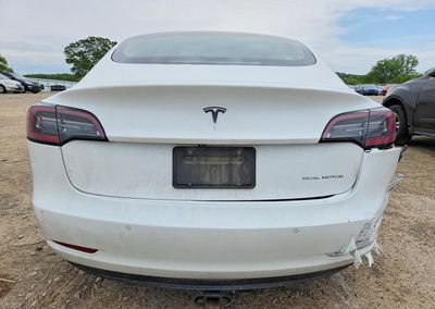2019 Tesla Model 3, daño Trasero, Copart lote 53917666, foto 6 de 12