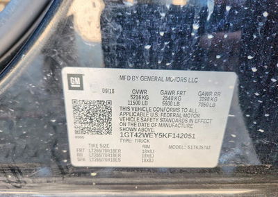 2019 Gmc Sierra K3500 Denali, Rear End damage, Copart lot 67777806, photo 12 of 14