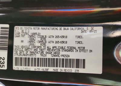 2025 Toyota Tacoma Trd Sport, uszkodzenie: Tył, Copart lot 69818926, zdjęcie 13 z 13