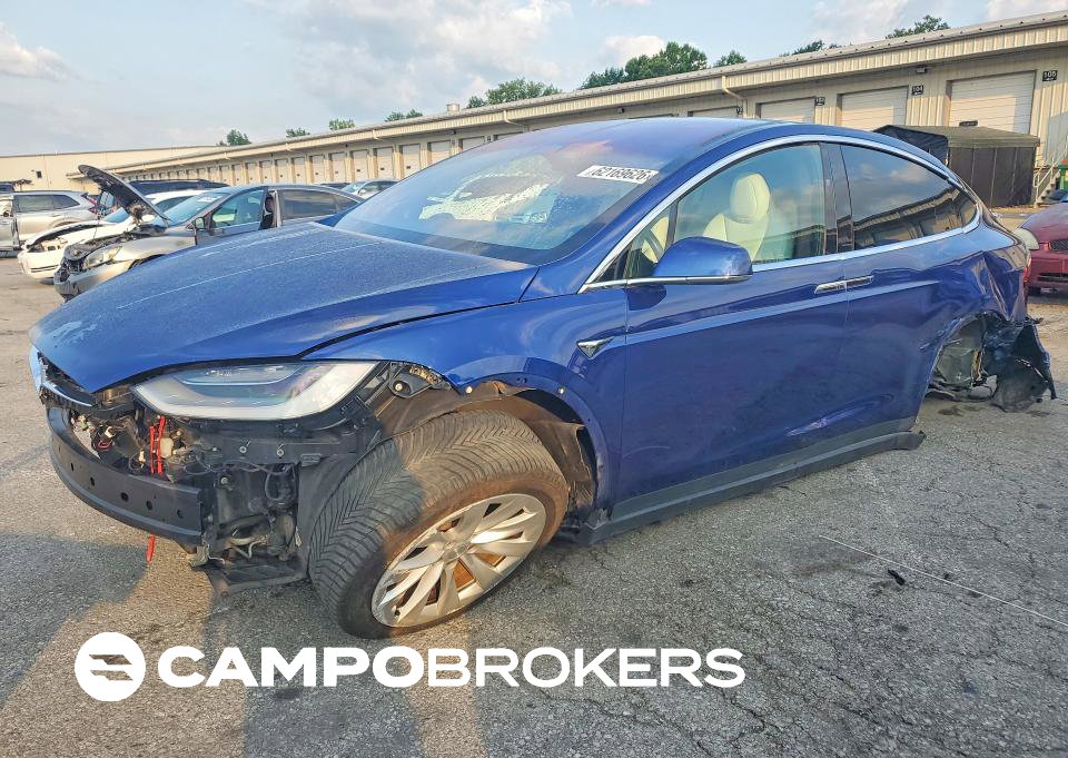 2020 Tesla Model X, uszkodzenie: Przód, Copart lot 62169626