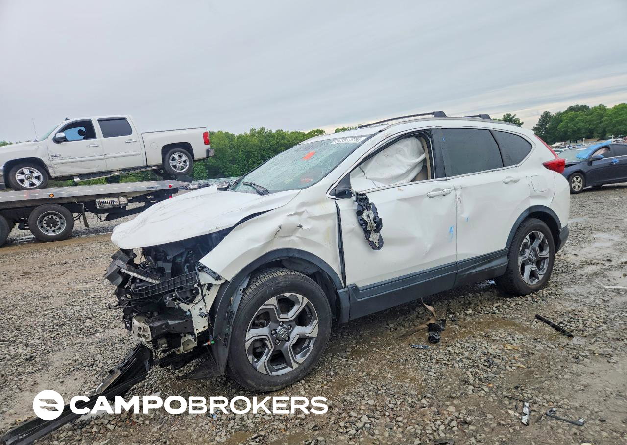 2019 Honda Cr-v Ex, daño Frontal, Copart lote 52591376