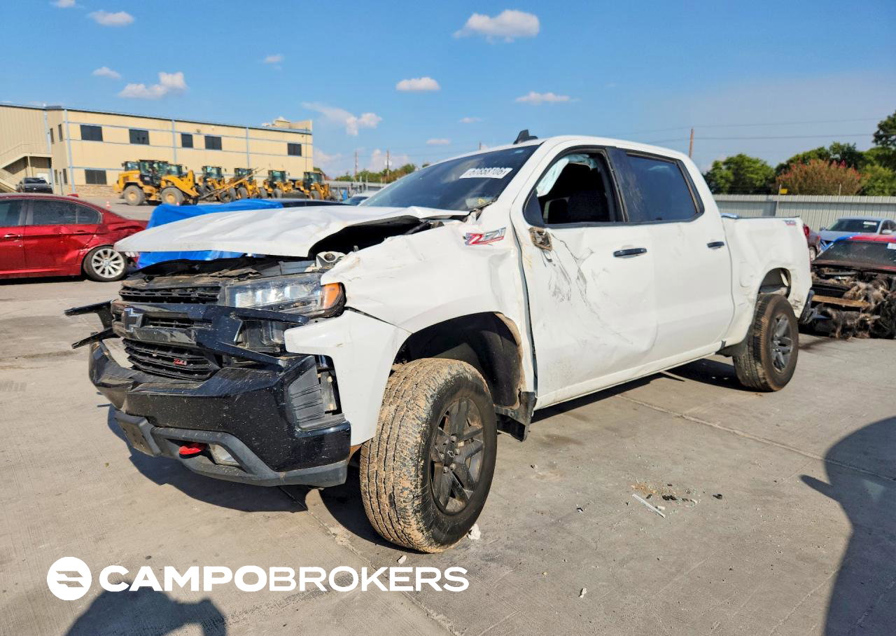 2021 Chevrolet Silverado K1500 Lt Trail Boss, uszkodzenie: Dachowanie, Copart lot 67858106