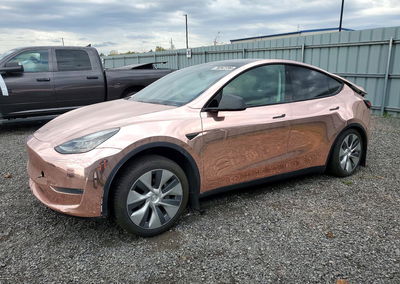 2021 Tesla Model Y, Rear End damage, Copart lot 70247736
