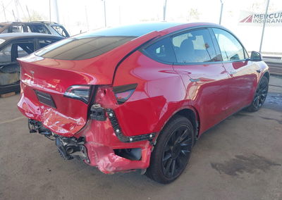 2023 Tesla Model Y Awd/long Range Dual Motor All-wheel Drive, daño Trasero, Iaai lote 46307449, foto 4 de 20