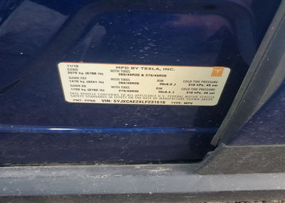2020 Tesla Model X, uszkodzenie: Przód, Copart lot 62169626, zdjęcie 12 z 12