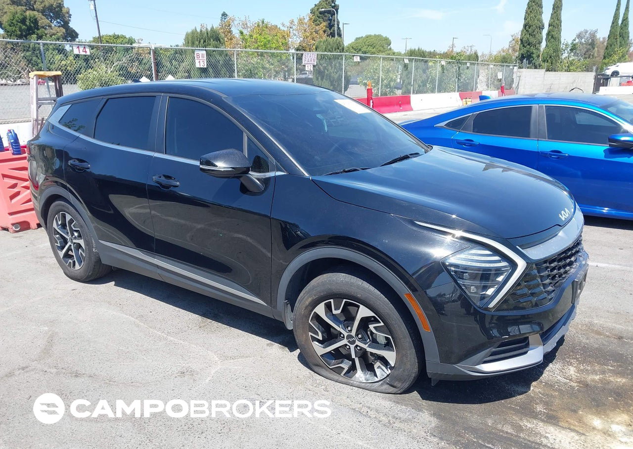 2024 Kia Sportage Ex, daño Lateral izquierdo, Iaai lote 45943351