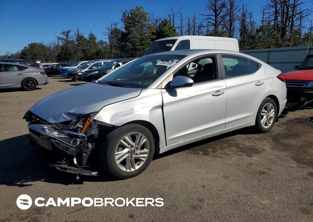 2019 Hyundai Elantra Value Edition, daño Frontal, Copart lote 72422556