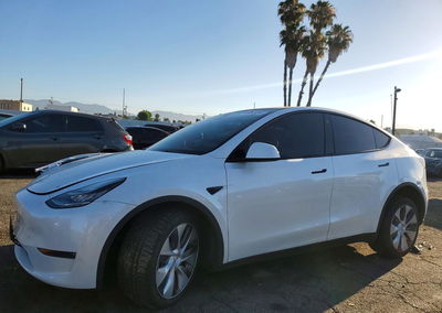 2023 Tesla Model Y, daño Frontal, Copart lote 59873286