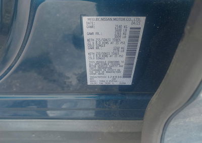 2025 Nissan Murano Platinum, uszkodzenie: Lewy bok, Iaai lot 46042974, zdjęcie 9 z 16
