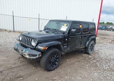 2024 Jeep Wrangler 4xe Sahara 4xe, uszkodzenie: Przód, Iaai lot 46081556, zdjęcie 2 z 16