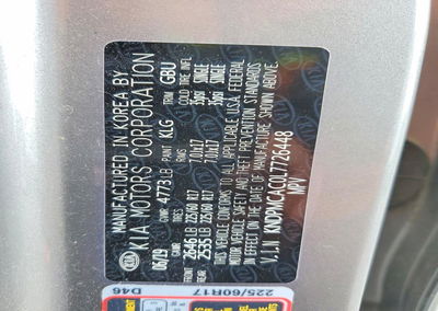2020 Kia Sportage Lx, daño Vandalismo, Copart lote 61550486, foto 13 de 13