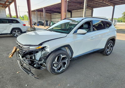 2022 Hyundai Tucson Limited, daño Frontal, Copart lote 63592866