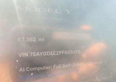 2023 Tesla Model Y, Front End damage, Copart lot 64659256, photo 9 of 14