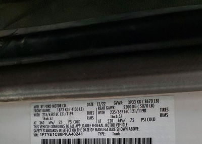 2023 Ford Transit 150 Delivery Van, uszkodzenie: Dachowanie, Copart lot 62350446, zdjęcie 13 z 15
