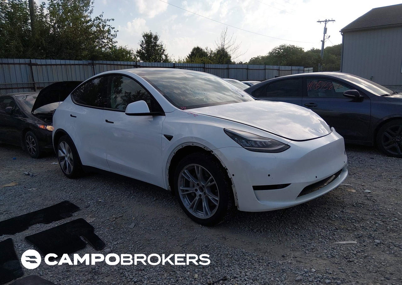 2021 Tesla Model Y Long Range Dual Motor All-wheel Drive, uszkodzenie: Przód, Iaai lot 46052608
