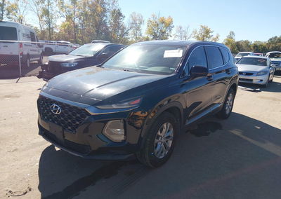 2019 Hyundai Santa Fe Se, пошкодження: Правий бік, Iaai лот 46286586, фото 2 з 16