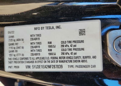 2022 Tesla Model 3, daño Frontal, Copart lote 71942006, foto 13 de 13