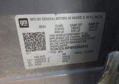 2024 Chevrolet Equinox Ev Lt, uszkodzenie: Przód, Iaai lot 45849002, zdjęcie 9 z 16