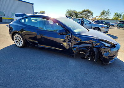 2022 Tesla Model 3, daño Frontal, Copart lote 71942006, foto 4 de 13