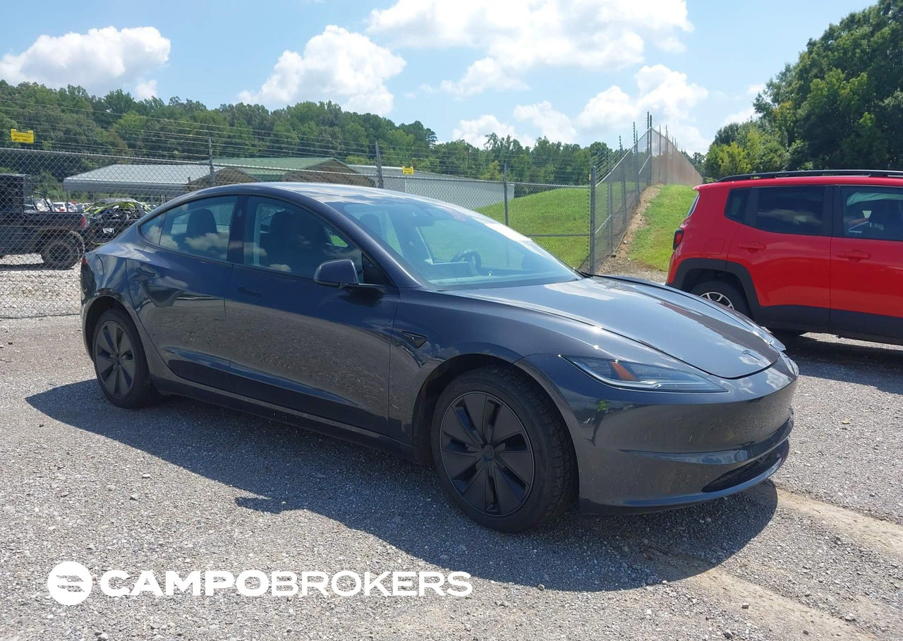 2026 Tesla Model 3, daño Frontal izquierdo, Iaai lote 45883222