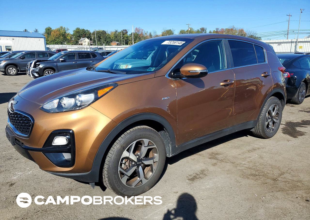 2020 Kia Sportage Lx, daño Abolladuras/rayones menores, Copart lote 73258146