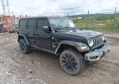 2024 Jeep Wrangler 4xe Sahara 4xe, uszkodzenie: Przód, Iaai lot 46081556