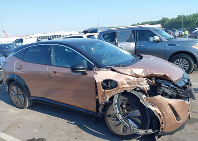 2023 Nissan Ariya Premiere, Front End damage, Iaai lot 46042620, photo 13 of 16