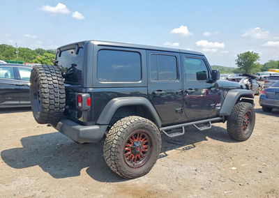 2021 Jeep Wrangler Unlimited Sport, Front End damage, Copart lot 66925466, photo 3 of 12