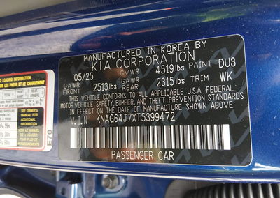 2026 Kia K5 Gt-line Awd, uszkodzenie: Prawy przód, Iaai lot 45757548, zdjęcie 9 z 17