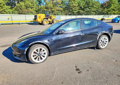 2022 Tesla Model 3, daño Frontal, Copart lote 71942006