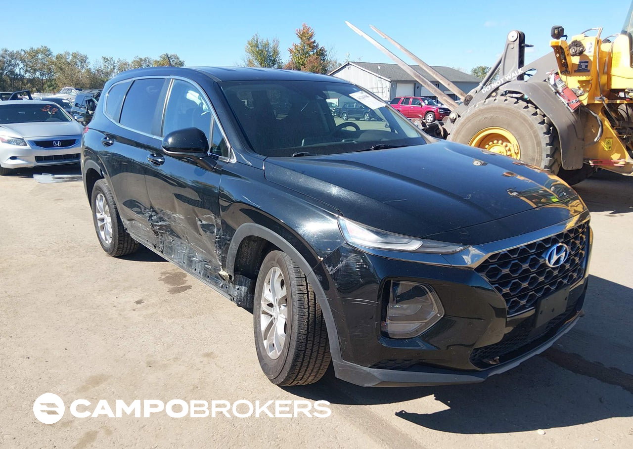 2019 Hyundai Santa Fe Se, пошкодження: Правий бік, Iaai лот 46286586