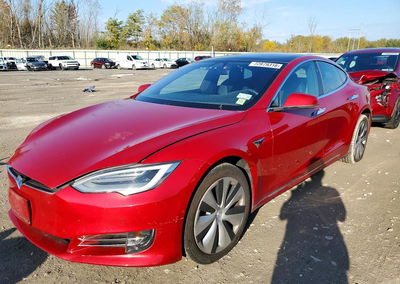 2020 Tesla Model S, daño Frontal, Copart lote 72879316