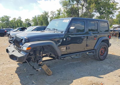 2021 Jeep Wrangler Unlimited Sport, Front End damage, Copart lot 66925466