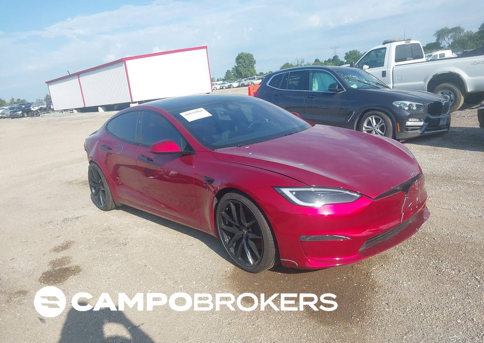 2023 Tesla Model S Dual Motor All-wheel Drive/standard Range, uszkodzenie: Left & Right Side, Iaai lot 46032966