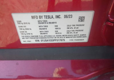 2023 Tesla Model S Dual Motor All-wheel Drive/standard Range, uszkodzenie: Left & Right Side, Iaai lot 46032966, zdjęcie 9