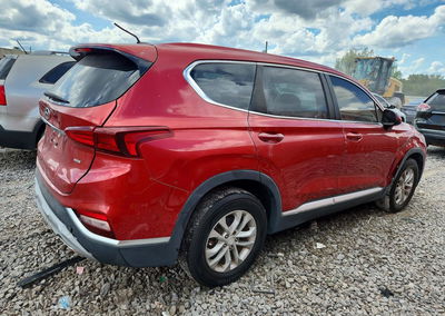 2019 Hyundai Santa Fe Se, daño Frontal, Copart lote 71444506, foto 3 de 12