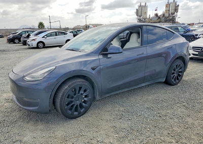 2023 Tesla Model Y, Front End damage, Copart lot 69232566