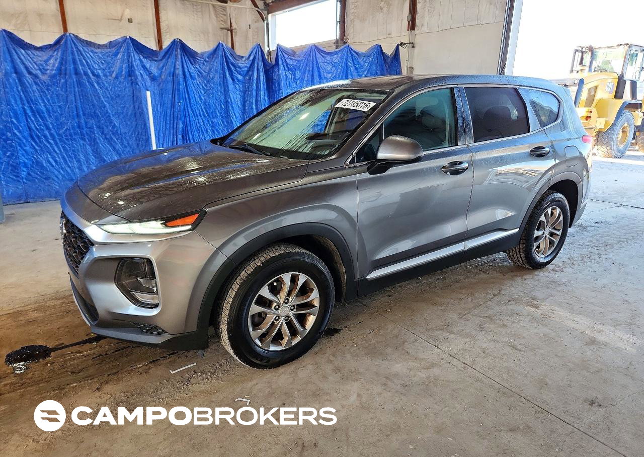 2019 Hyundai Santa Fe Se, daño Desgaste normal, Copart lote 72745016