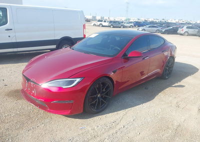 2023 Tesla Model S Dual Motor All-wheel Drive/standard Range, uszkodzenie: Left & Right Side, Iaai lot 46032966, zdjęcie 2