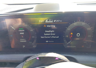 2023 Nissan Ariya Premiere, Front End damage, Iaai lot 46042620, photo 7 of 16