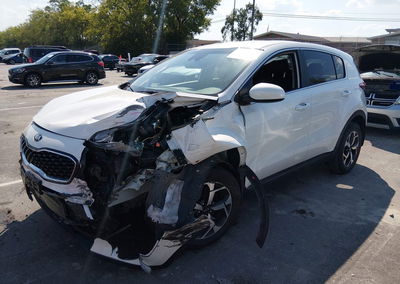 2021 Kia Sportage Lx, daño Frontal izquierdo, Iaai lote 46150031, foto 2 de 16