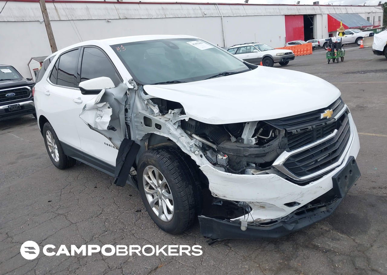 2020 Chevrolet Equinox Awd Lt 1.5l Turbo, пошкодження: Правий перед, Iaai лот 45492680